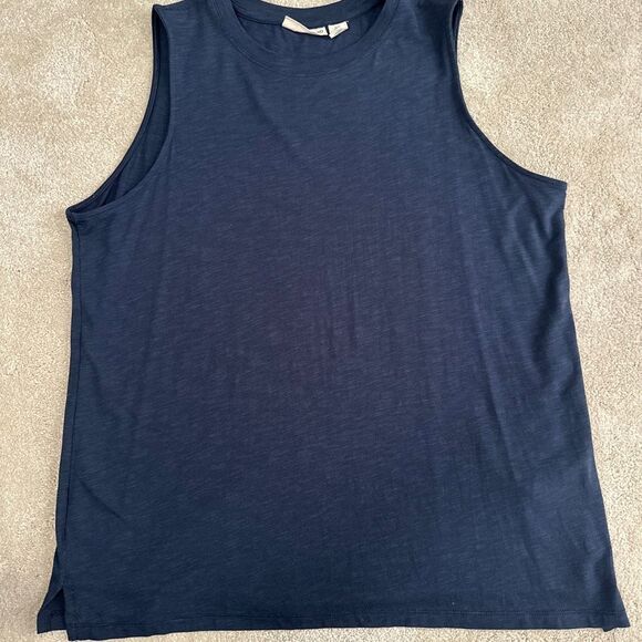 Christian Siriano Dark Blue Men's Tank Top - Picture 1 of 2